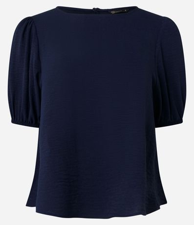 Blusa en Airflow con Manga Abullonada 5