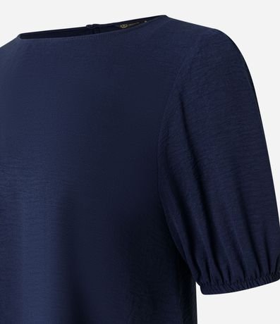 Blusa en Airflow con Manga Abullonada 6