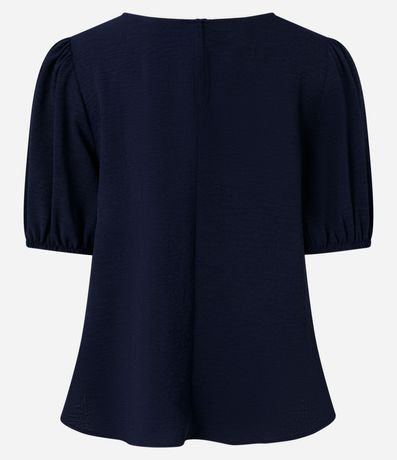 Blusa en Airflow con Manga Abullonada 8