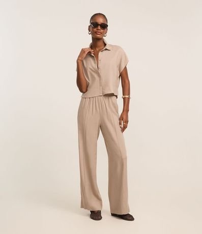 Blusa en Viscolino con Cuello y Sin Sisa 2