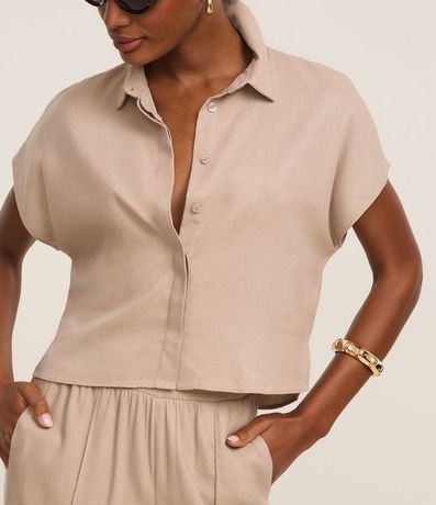 Blusa en Viscolino con Cuello y Sin Sisa 4