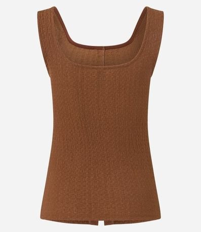 Blusa Musculosa Texturizada con Botones 6