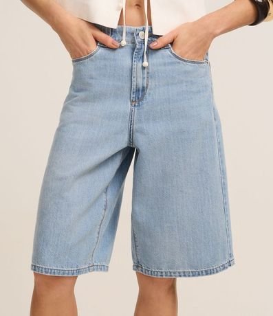 Bermuda Jorts Cintura Alta en Jeans con Bolsillos 3