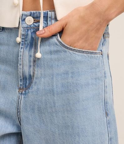 Bermuda Jorts Cintura Alta en Jeans con Bolsillos 4