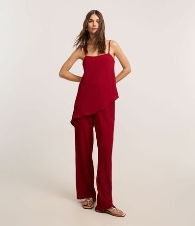 Blusa Alargada en Airlow con Bajo Ondulado Asimétrica 2