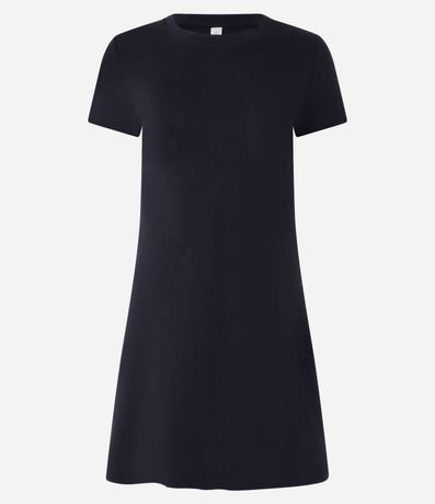 Vestido Corto en Rib Básico 5