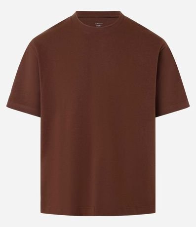 Remera Boxy en Ultra Cotton con Cuello Redondo 4