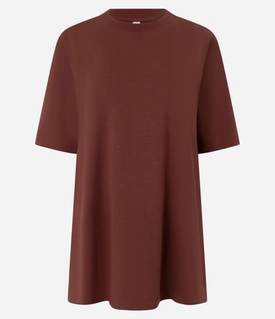 Remera Oversized en Algodón con Manga Corta 5