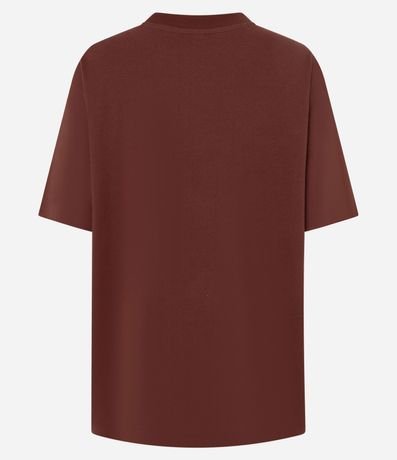 Remera Oversized en Algodón con Manga Corta 6