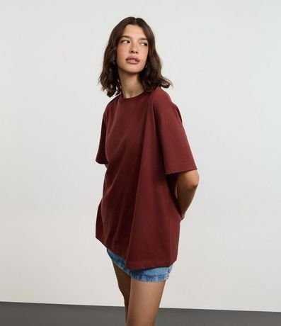 Remera Oversized en Algodón con Manga Corta 3