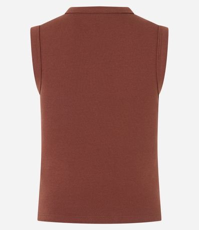 Blusa Básico en Rib con Escote V 8