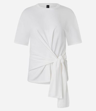 Blusa en Algodón con Lazo Delantero 5