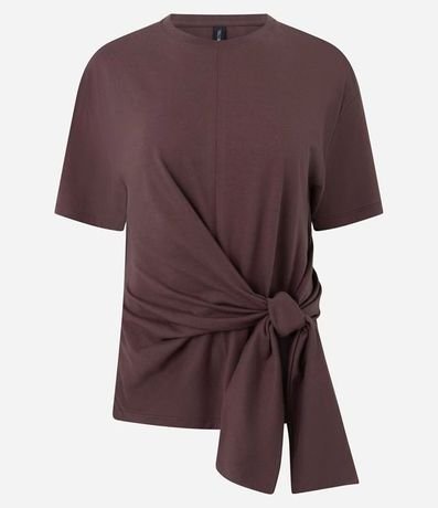 Blusa en Algodón con Lazo Delantero 5