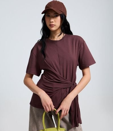 Blusa en Algodón con Lazo Delantero 3