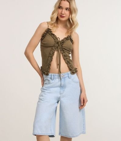 Bermuda Jorts en Jeans con Bolsillos 3