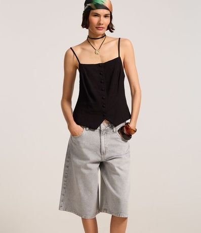 Bermuda Jorts en Jeans con Bolsillos 2