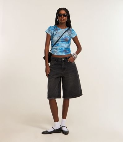 Bermuda Jorts en Jeans con Bolsillos 1