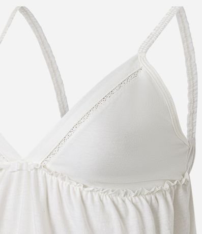 Blusa de Breteles con Lazo y Recortes 7