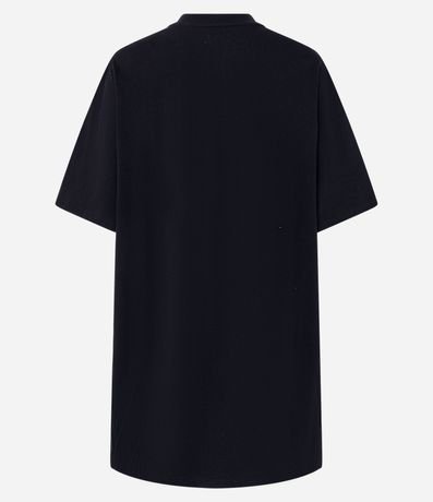 Camisón en Algodón con Lazo de Tule 5