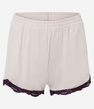 Pijama Short Doll en Viscosa con Bretel Fino y Detalle de Encaje 7