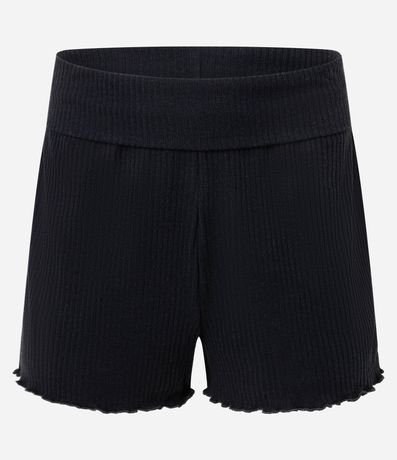 Pijama Short Doll en Rib con Bretel Fino y Aplicación de Corbatas 9