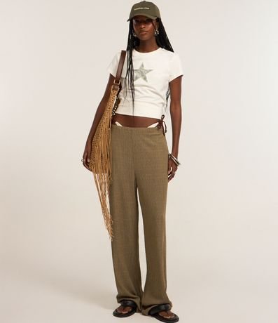 Blusa New T-shirt en Cotton con Estampa de Estrella Camuflada 4