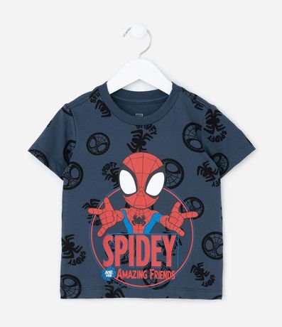 Remera Infantil en Algodón Estampa Spidey - Talle 2 a 6 años