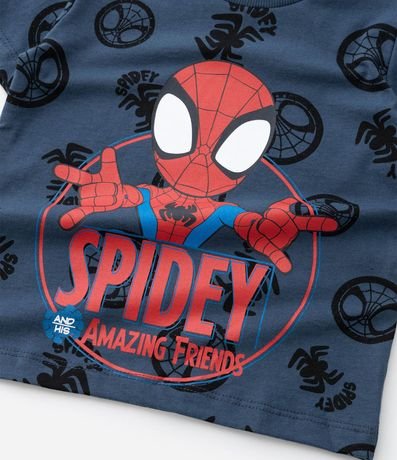 Remera Infantil en Algodón Estampa Spidey - Talle 2 a 6 años 5