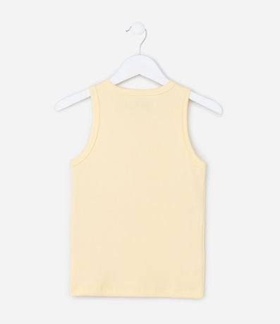 Musculosa Infantil en Rib con Brillos en el Cuello - Tam  5 a 14 años 3