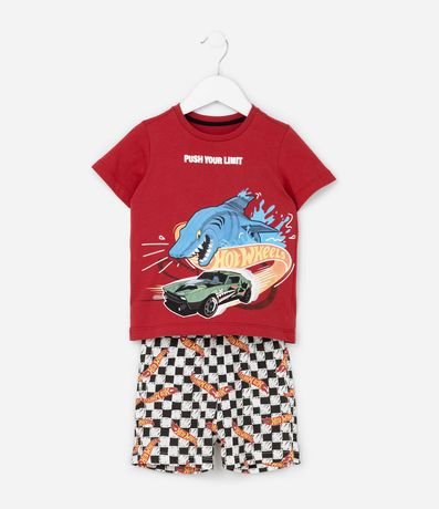 Pijama Infantil con Estampa Hot Wheels - Talle 2 a 6 años 1