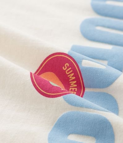 Remera Infantil Oversized con Estampa y Frufru - Talle 5 a 14 años 4