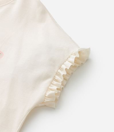 Remera Infantil Oversized con Estampa y Frufru - Talle 5 a 14 años 6