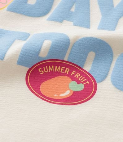 Remera Infantil Oversized con Estampa y Frufru - Talle 5 a 14 años 7