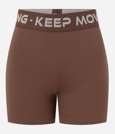Bermuda Crossfiteira en Microfibra con Cintura Elástica Keep Moving 5