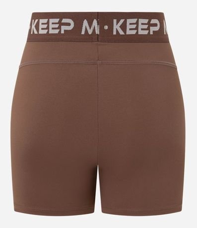 Bermuda Crossfiteira en Microfibra con Cintura Elástica Keep Moving 6