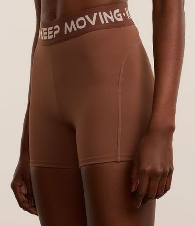 Bermuda Crossfiteira en Microfibra con Cintura Elástica Keep Moving 2