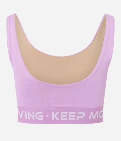 Top Deportivo en Microfibra con Copa Desmontable y Elástico Keep Moving 8