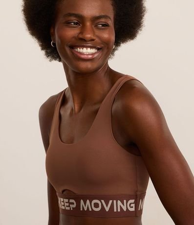 Top Deportivo en Microfibra con Copa Desmontable y Elástico Keep Moving 3