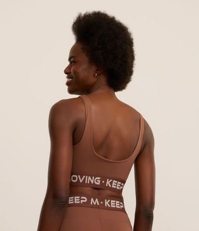 Top Deportivo en Microfibra con Copa Desmontable y Elástico Keep Moving 4