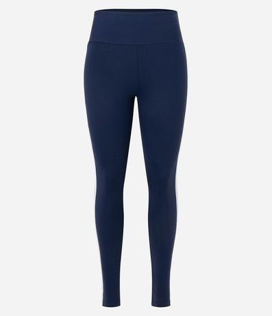 Pantalón Legging Deportiva en Microfibra con Friso Lateral Contrastante 6