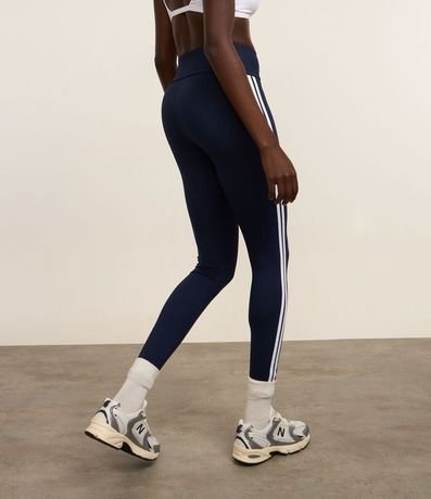 Pantalón Legging Deportiva en Microfibra con Friso Lateral Contrastante 5