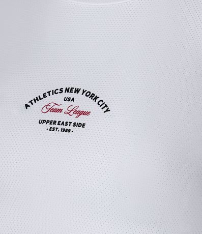 Remera Cropped Deportiva con Tecnologia Dry y Estampa Athletics 5