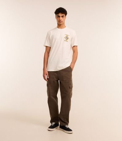 Remera Comfort T-Shirt en Algodón con Estampa Pato de Gorra 2