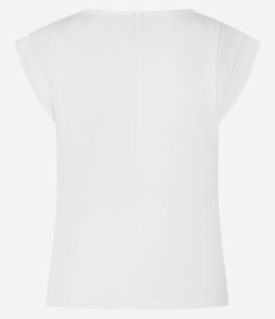 Blusa en Viscosa con Pliegues en los Hombros 6