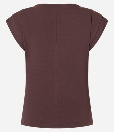 Blusa en Viscosa con Pliegues en los Hombros 5