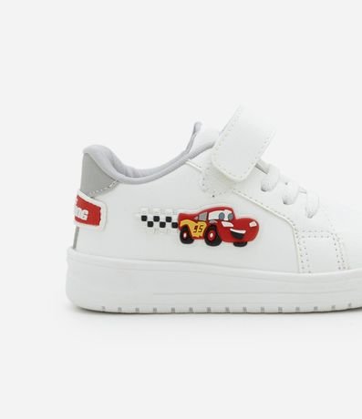 Tenis Infantil en PU con Patch Coches - Talle 20 a 27 4