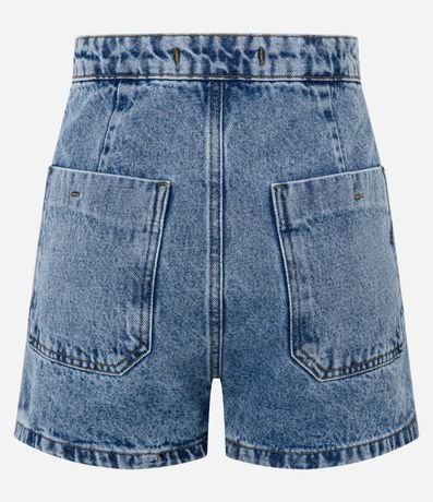 Short Pollera Jeans con Botones 6