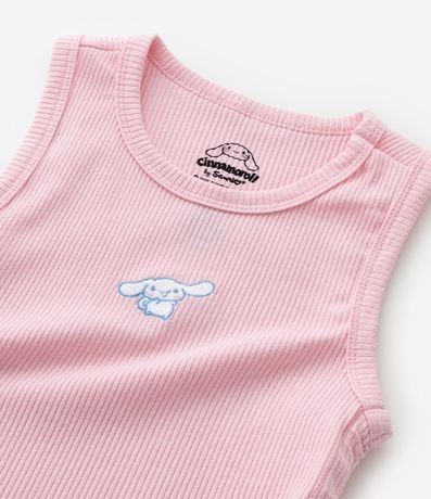Musculosa Infantil  com Lazo y Bordado Cinnamoroll - Talle 5 a 14 años 5