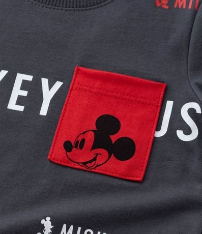 Remera Infantil con Bolsillo Pequeño y Estampa Mickey Mouse - Talle 1 a 6 años 6