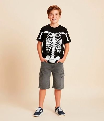 Bermuda Baggy Infantil con Bolsillos Cargo - Talle 5 a 14 años 1